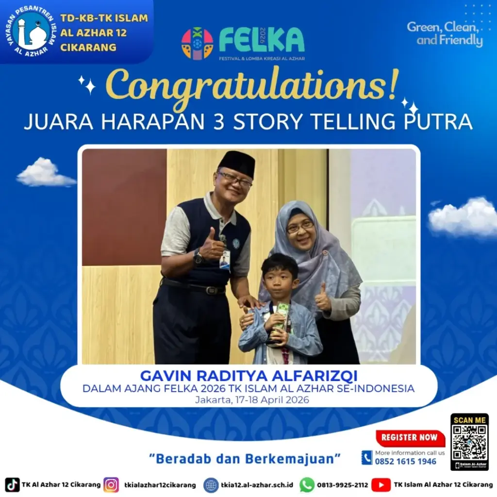 Gavin (kategori Story Telling) - TK Islam Al Azhar 12 Cikarang
