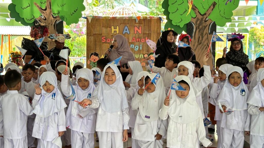 Kecerian para Murid TKIA 12 mengikuti acara HAN 2026